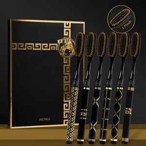 Toothbrush Set 6pcs UltraSoft Microfiber Bristles NEW